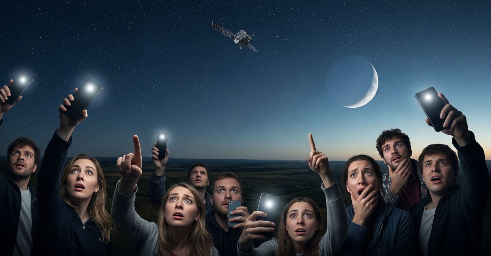 第二の現象:衛星型飛行(意識的な軌道変更)