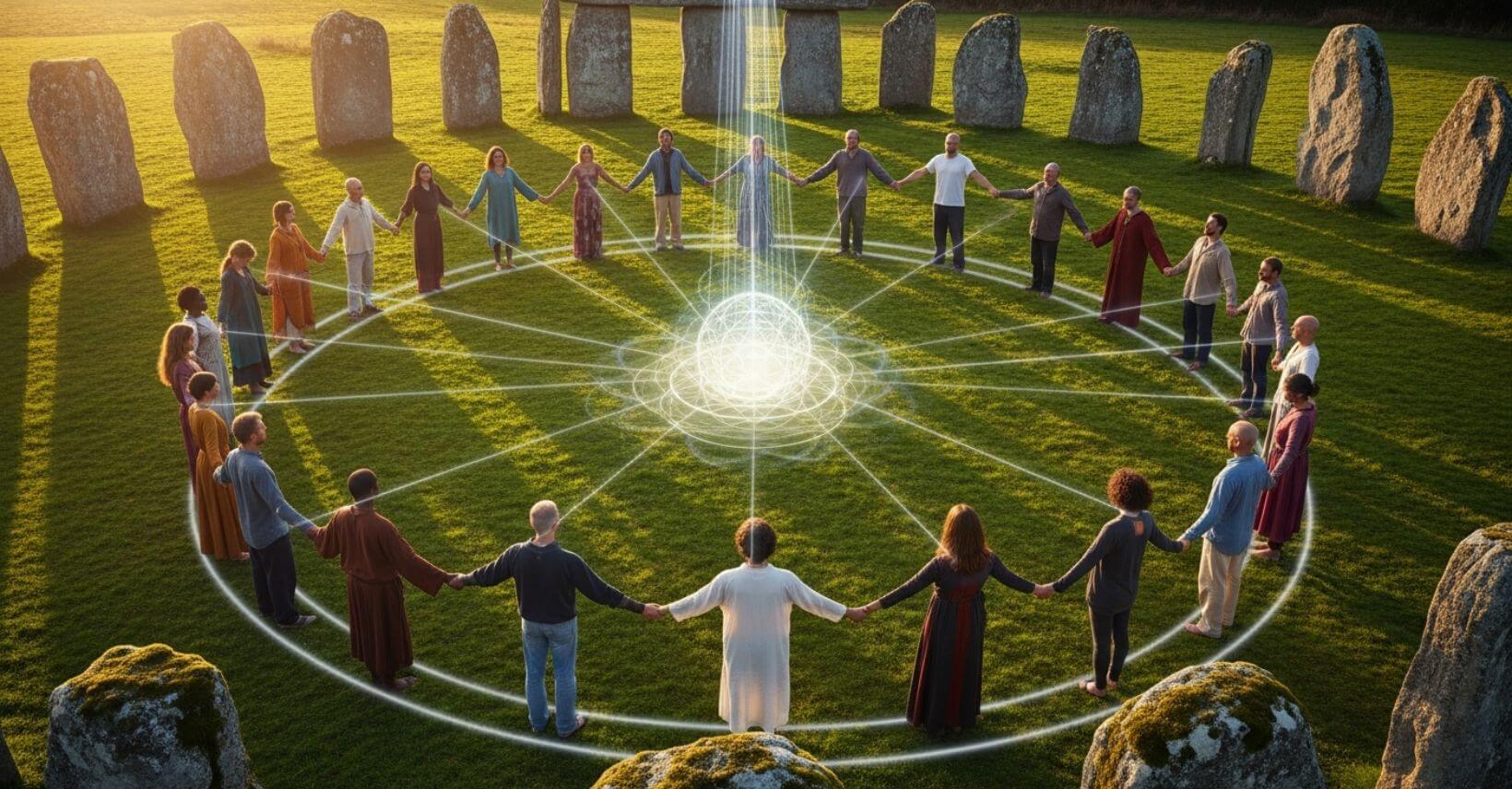 サークルは天と地を結ぶ架け橋